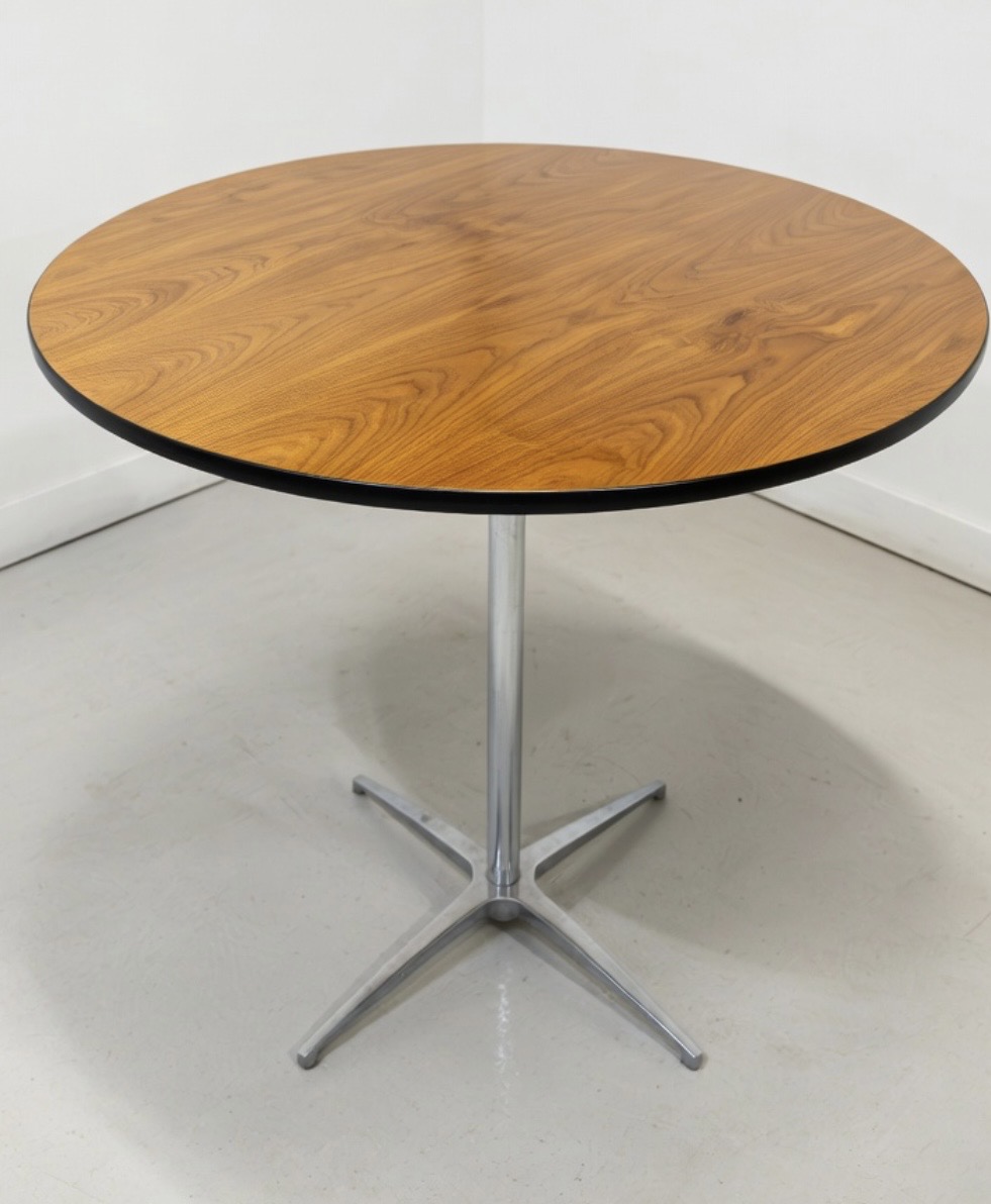 Round cocktail table available at The Town Hall