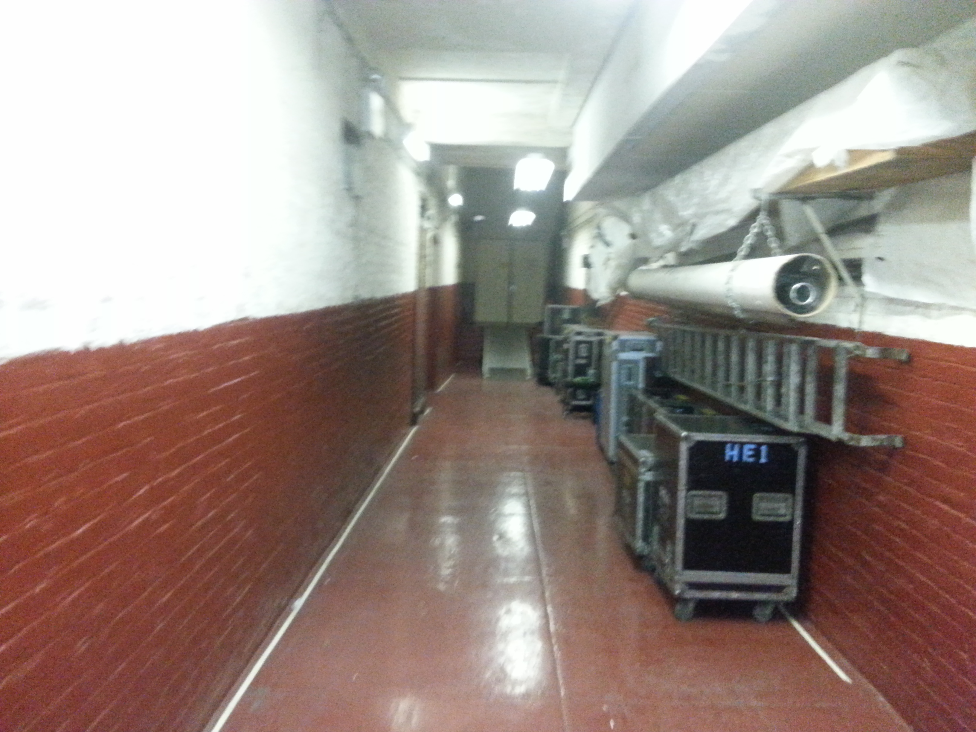 The Town Hall load-in alley and access ramp