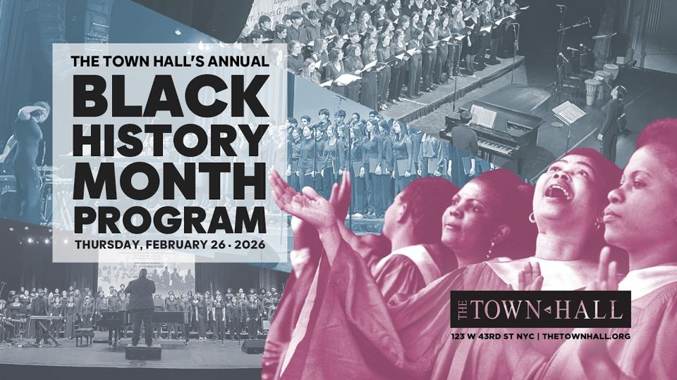 Still from Black History Month Choral Festival at The Town Hall